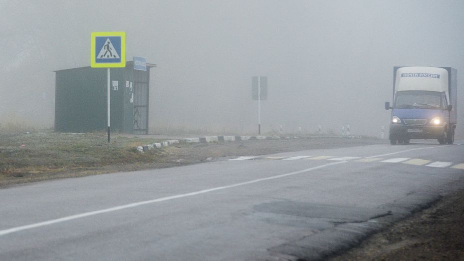 Из-за тумана в Воронежской области установили желтый уровень погодной опасности