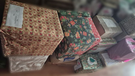 Грибановские школьники собрали новогодние подарки для участников СВО