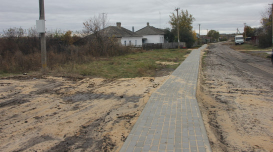 В каширском селе Мосальское на строительство тротуара потратили более 1,7 млн рублей