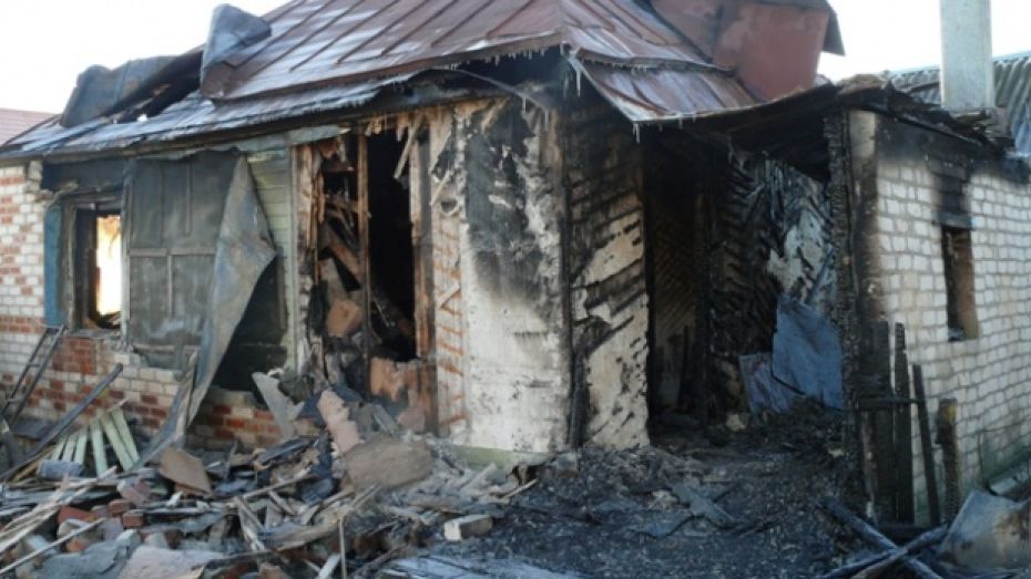 В Семилукском районе на пожаре погиб мужчина