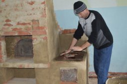 В Воробьевском историческом музее установили русскую печь
