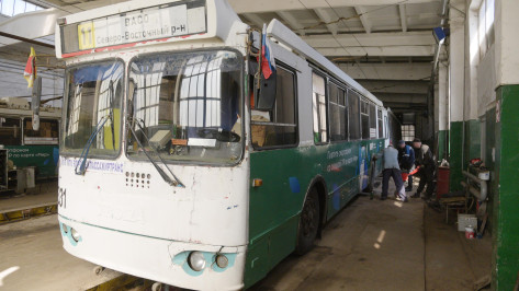 Движение на троллейбусном маршруте №11 в Воронеже остановят до конца июня