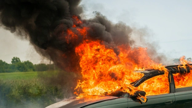 За поджог автомобиля бывшей подруги жительница Воронежа предстанет перед судом