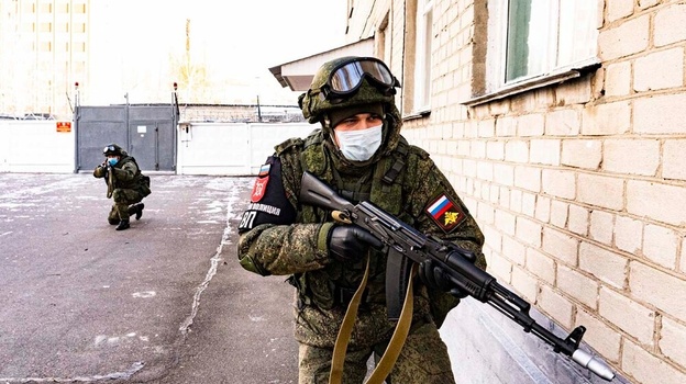 Военные полицейские отразили атаку условных террористов в Воронеже