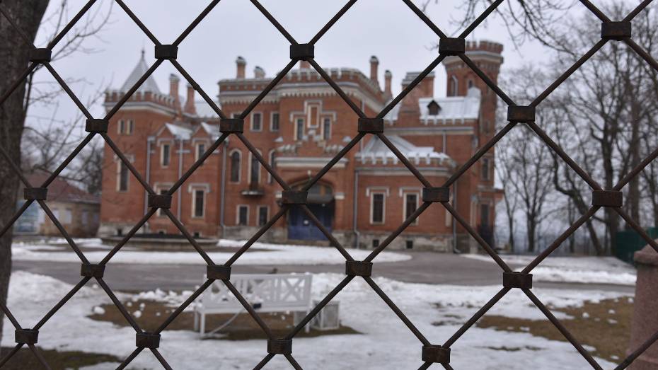 Реставрация первого этажа дворца Ольденбургских под Воронежем закончится в 2022 году