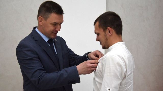 Медалью Жукова наградили участника спецоперации из Воронежской области