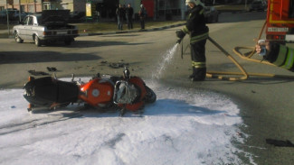 В Нововоронеже столкнулись «Волга» и мотоцикл Honda: двое пострадали