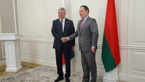 Воронежский губернатор провел переговоры с премьер-министром Республики Беларусь