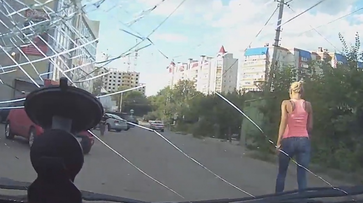 В Воронеже суд заставил блондинку заплатить активисту 35 тыс рублей за разбитое стекло