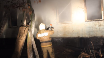 В сети появилось видео пожара в воронежском психоневрологическом интернате