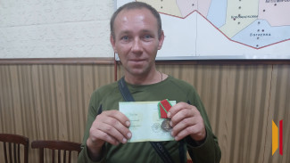 Участник СВО из Воронежской области получил медаль Суворова