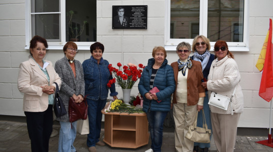 В Борисоглебске открыли мемориальную доску заслуженному учителю школы РСФСР