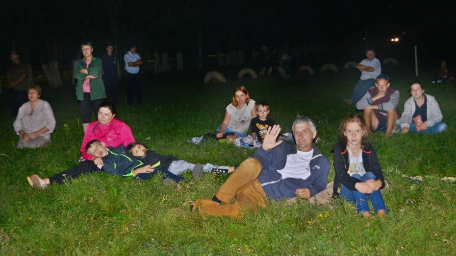В Семилукском районе «Ночь кино» посетили более 200 зрителей