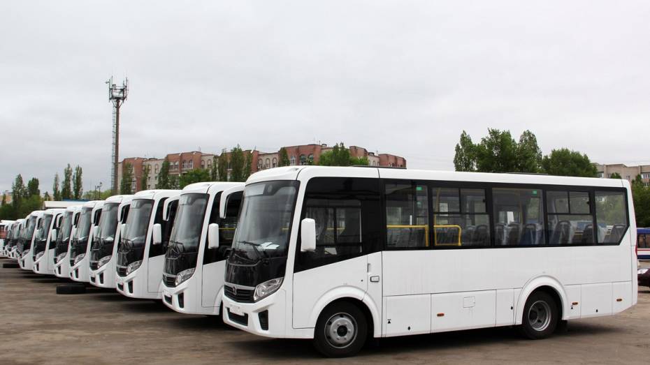 В Воронеже на маршрут №105 вышли 4 новых автобуса