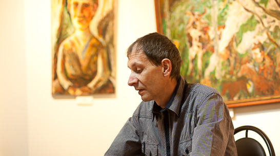 В Воронеже «наследник Шагала» рассказал о том, как он рисует