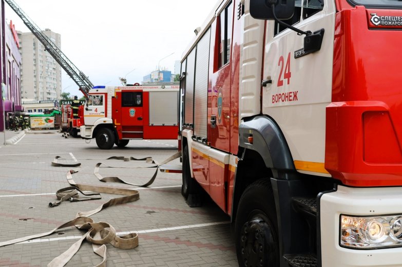 Учения МЧС на рынке 