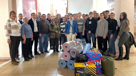 Студенты Воронежского технического университета передали гуманитарную помощь бойцам СВО