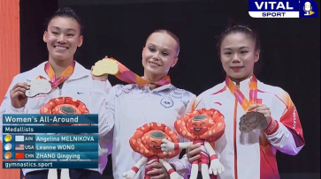 Воронежская гимнастка Ангелина Мельникова стала чемпионкой мира в индивидуальном многоборье