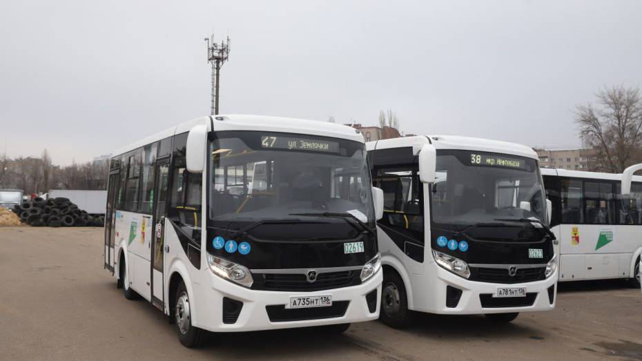 В Воронеже автобусы среднего класса заменили маленькие «Газели» на маршрутах №38 и №47