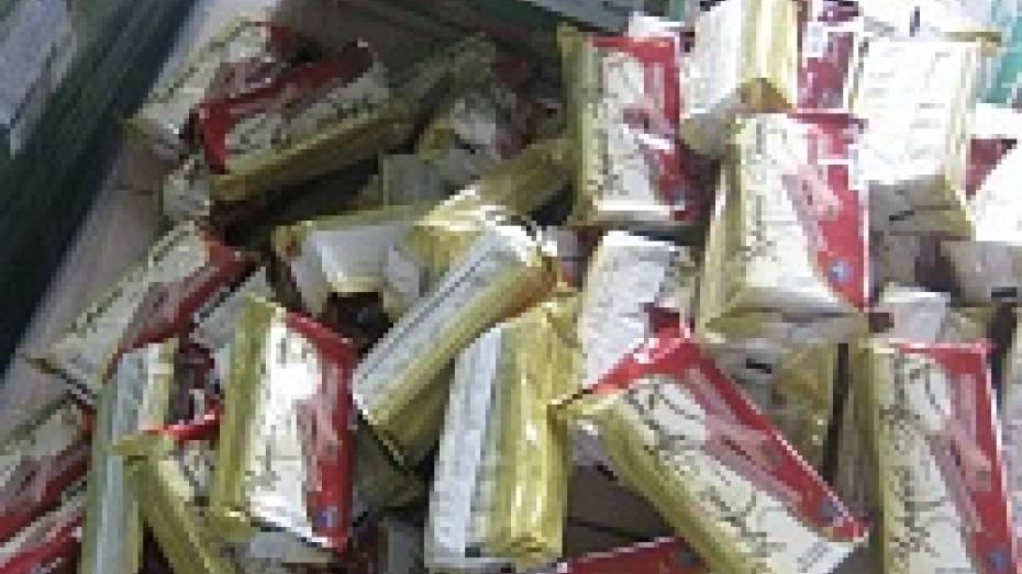 На Воронежской таможне задержали 600 кг украинских вафель