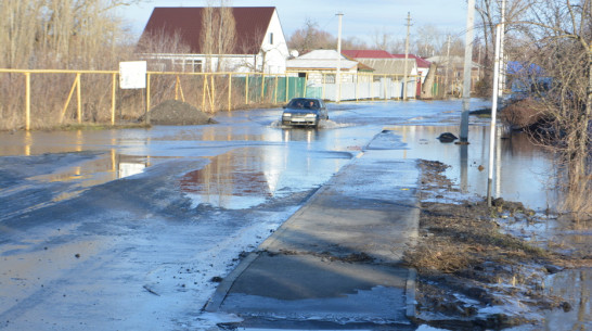 В двух реках Калачеевского района уровень воды пошел на спад
