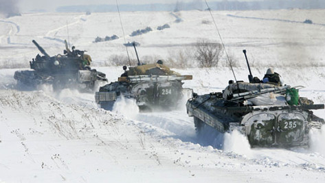 Более 300 мотострелков поучаствовали в ротных учениях под Воронежем