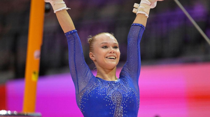 Воронежская гимнастка Ангелина Мельникова победила в многоборье в туре Бундеслиги в Германии