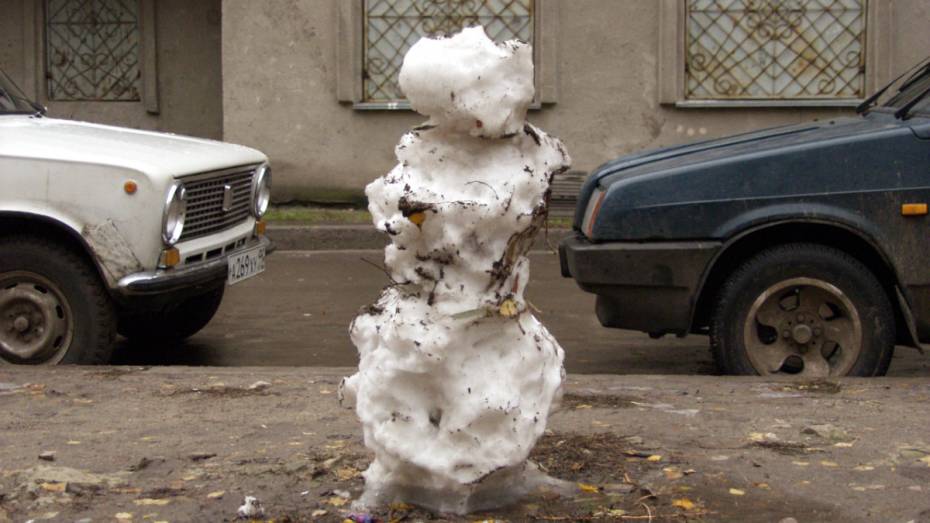 Мэр пригрозил воронежским УК штрафами за скопление снега во дворах