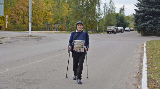 В Каширском районе 84-летний сельчанин прошел 20 км в честь Дня пожилых людей