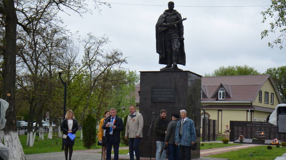 Новый памятник воину-освободителю появился в День Победы в воронежском селе