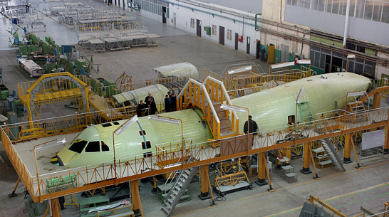 На воронежском авиазаводе собрали фюзеляж первого Ил-112В