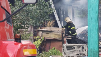 В Борисоглебске из-за детской шалости сгорел сарай