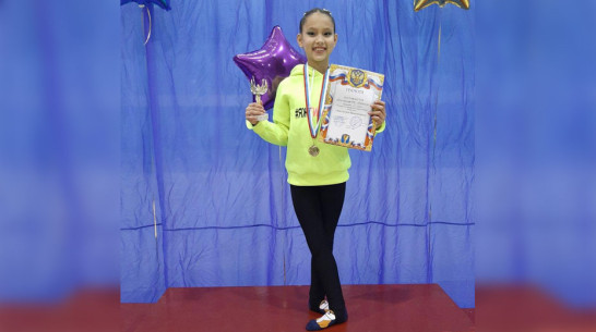 Бобровская гимнастка победила в открытом турнире в Саратовской области