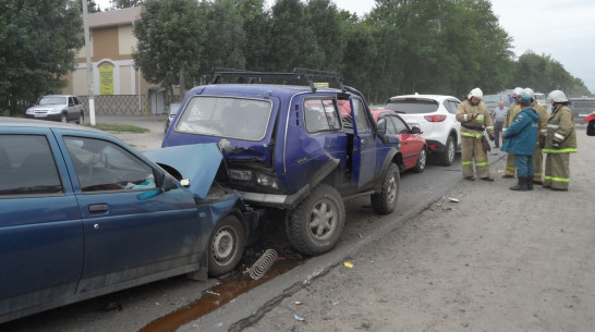 Под Рамонью произошло ДТП с участием 4 автомобилей