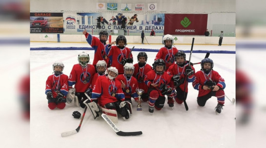 Юные лискинские хоккеисты победили в межрайонном турнире