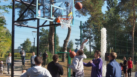 В борисоглебском детском лагере построят новую баскетбольную площадку