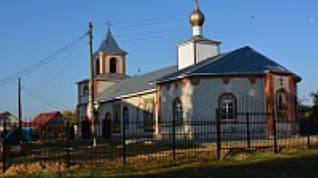 В селе Мастюгино Острогожского района прошла первая служба в новой церкви