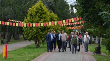 Вице-губернатор Воронежской области Дмитрий Маслов и депутат Госдумы РФ Александр Сидякин посетили Россошанский район