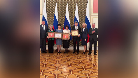 Воронежским медучреждениям вручили награды федерального конкурса соцэффективности в Москве