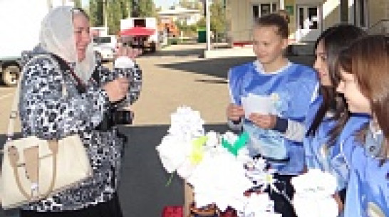 В Новоусманском районе в ходе  благотворительной акции «Белый цветок» собрали более 150 тысяч рублей 
