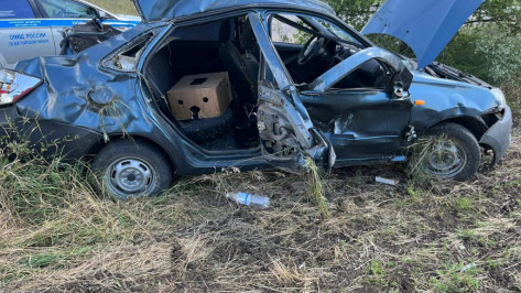В Воронежской области 39-летний автомобилист на «Ладе» вылетел в кювет и скончался