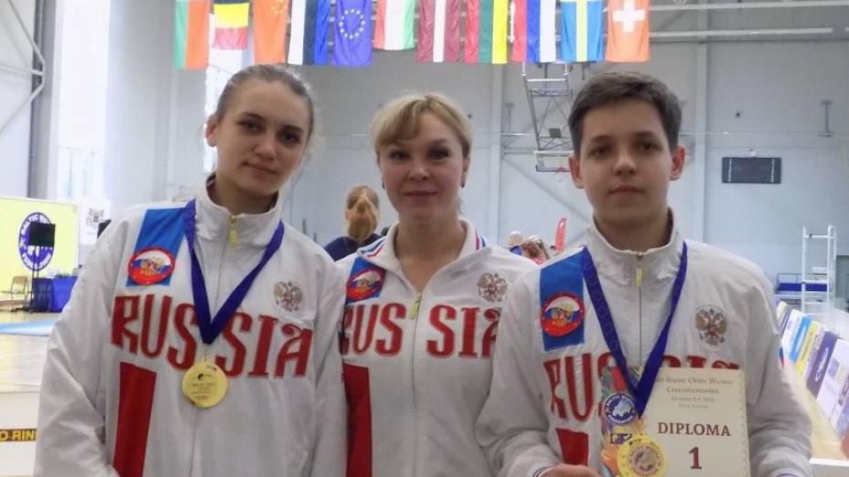Воронежские школьники взяли 3 «золота» на чемпионате стран Балтии по ушу