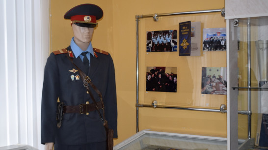 В борисоглебском музее открылась выставка «На защите правопорядка»