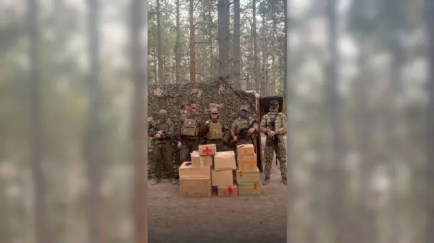 Бойцы СВО поблагодарили таловчан за гуманитарный груз