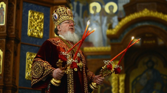 Глава Воронежской митрополии поздравил жителей региона с праздником Пасхи