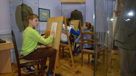 В Острогожске школьники приняли участие в акции «Ночь музеев»