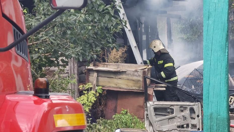 В Борисоглебске из-за детской шалости сгорел сарай