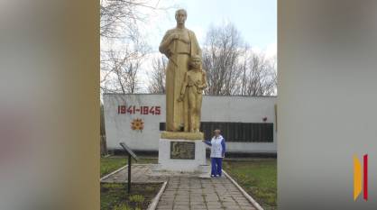 Воронежские памятники Великой Отечественной войны: монумент Василисе Асташовой и ее детям