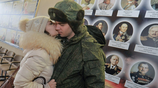 Семь воронежских призывников пополнили научную роту