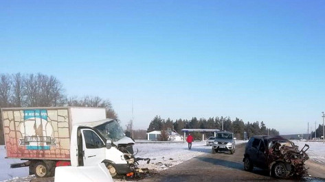 Двое водителей погибли при лобовом ДТП в Воронежской области